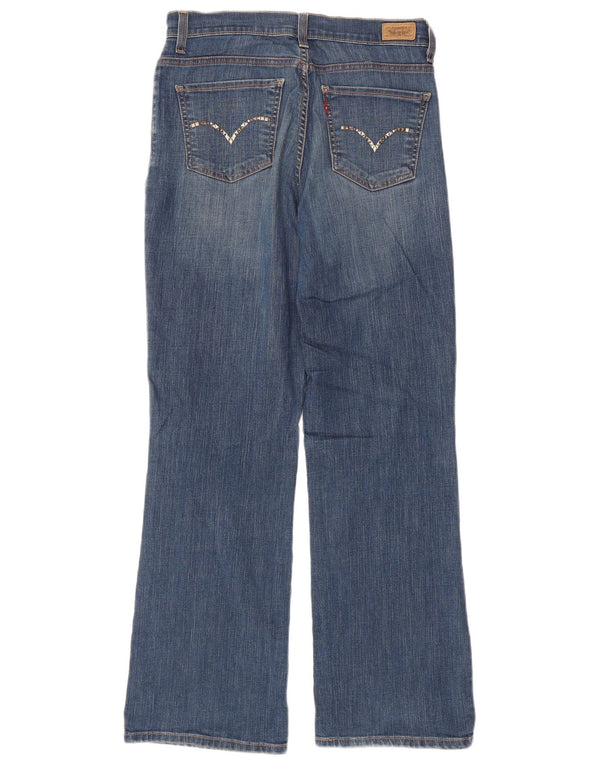 Blugi Levi's pentru femei 512 Perfectly Slimming Bootcut US 8 Medium W30 L31 Blue