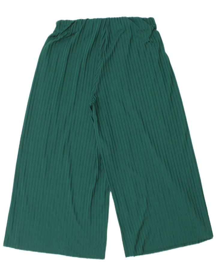 Zara Dame Capri Bukser Small W26 L22 Grøn