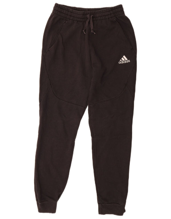Pantaloni da tuta da donna Adidas Joggers UK 10 Small Black Cotton