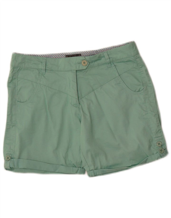 BRUGI Womens Casual Shorts IT 42 Medium W30 Green Cotton