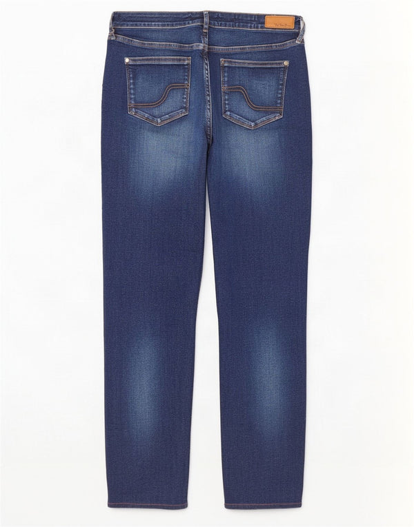 Vaqueros Rectos Mujer Fat Face W28 L27 Azul Algodón
