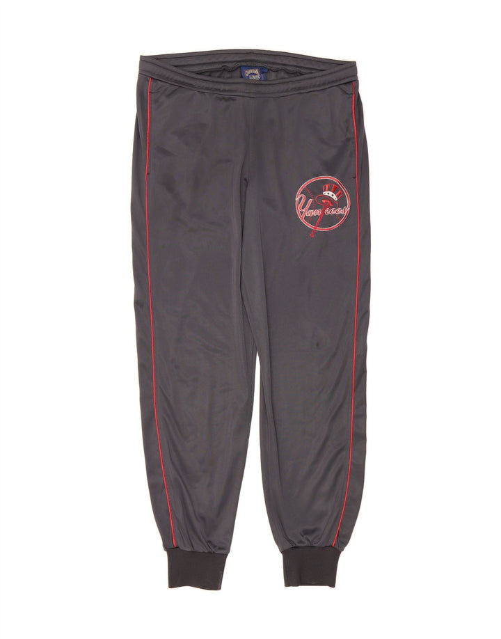MAJESTIC Mens Cooperstown Graphic Tracksuit Trousers Joggers Medium  Grey Vintage Majestic and Second-Hand Majestic from Messina Hembry 