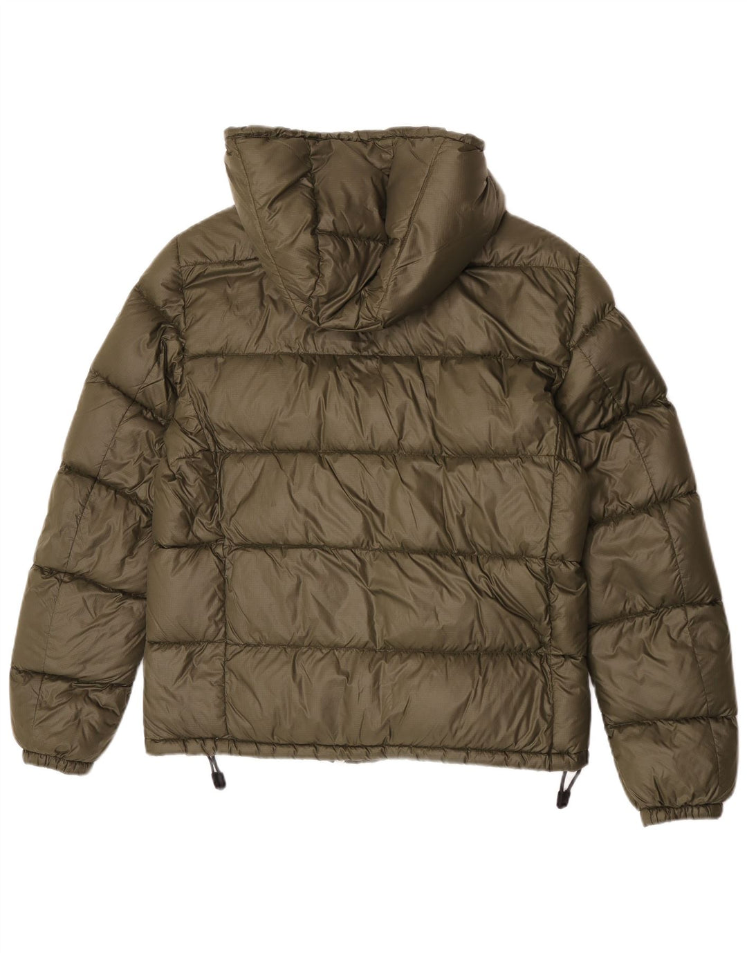 PEUTEREY Chaqueta acolchada con capucha para mujer UK 40 Large Poliamida caqui