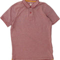 DACK'S Mens Slim Polo Shirt Large Red Cotton Vintage Dack's and Second-Hand Dack's from Messina Hembry 