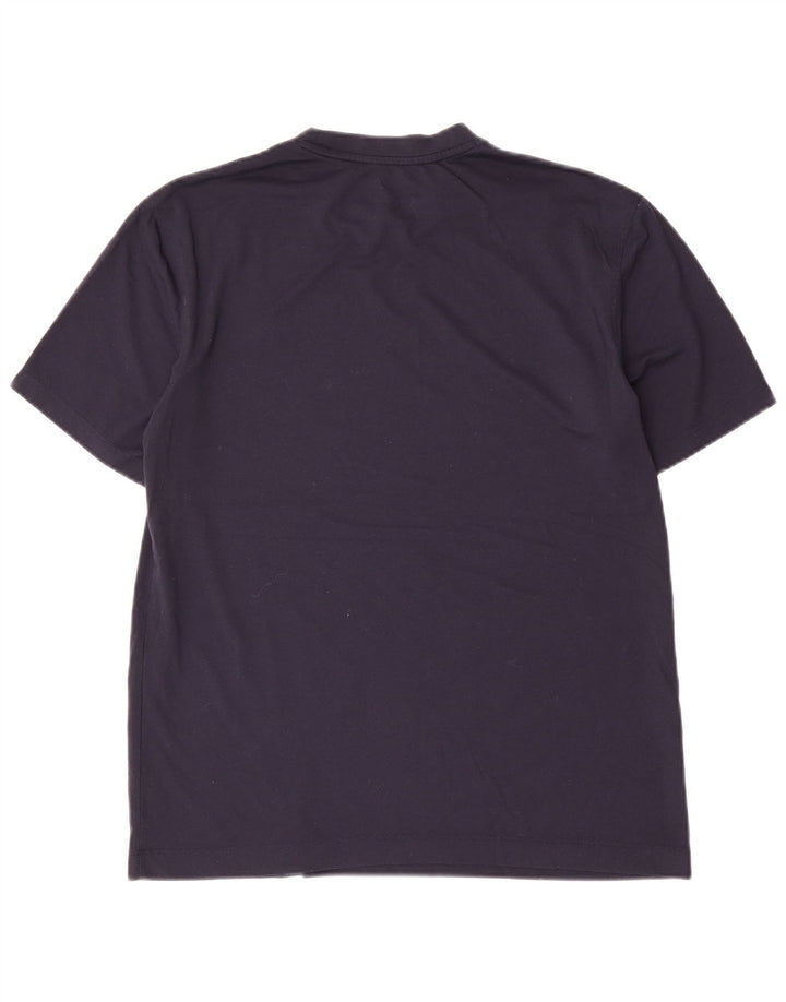 CHAMPION Mens T-Shirt Top Small Navy Blue Cotton