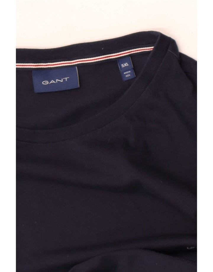 Gant herre T-shirt top 5XL marineblå