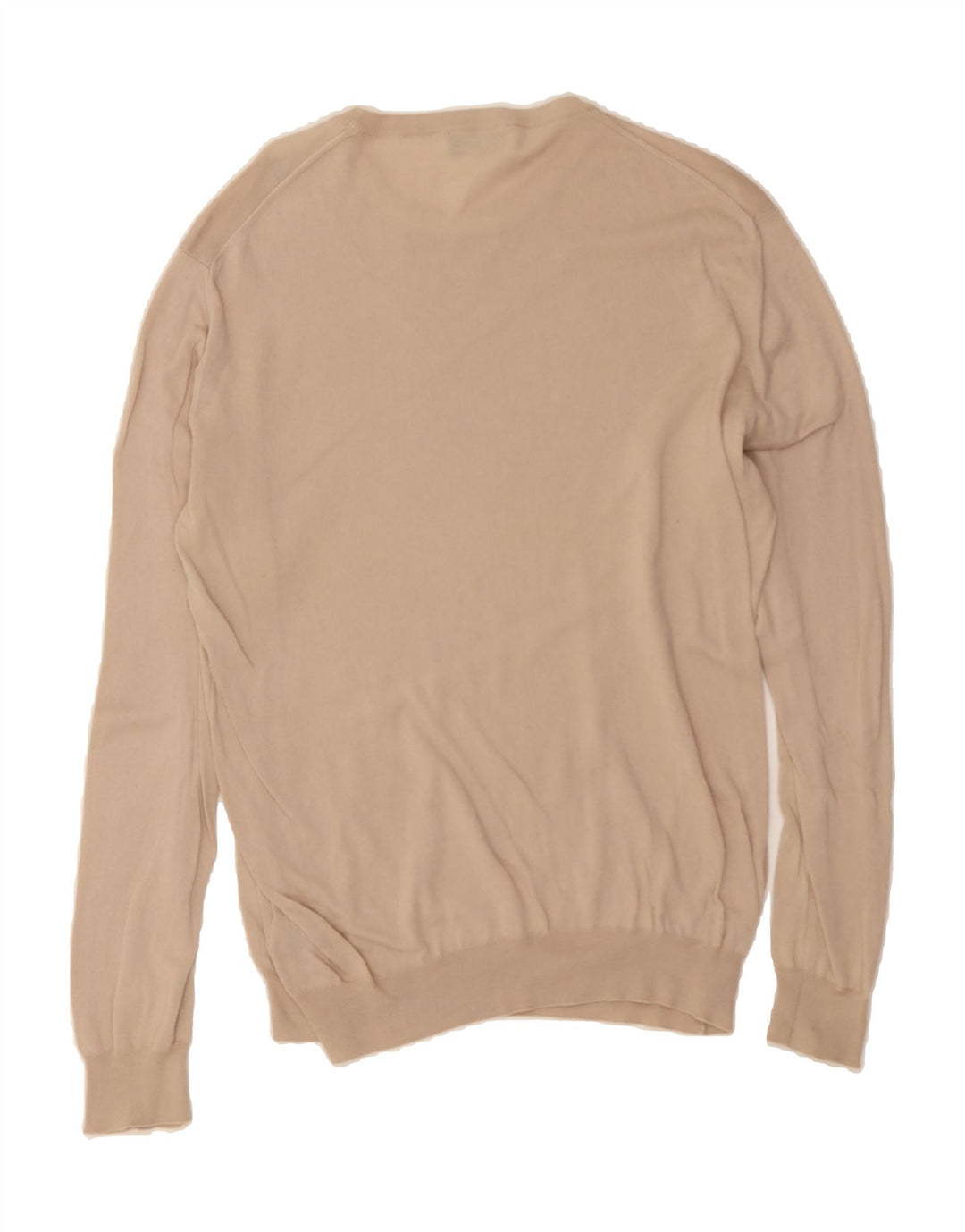 HARMONT & BLAINE Mens Crew Neck Jumper Sweater 2XL Beige Cotton Vintage Harmont & Blaine and Second-Hand Harmont & Blaine from Messina Hembry 
