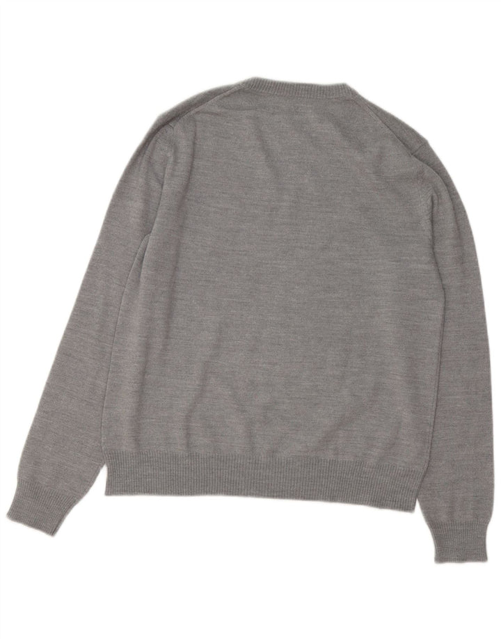 Marlboro Classics Mens Crew Neck Jumper Sweater Medium Grey