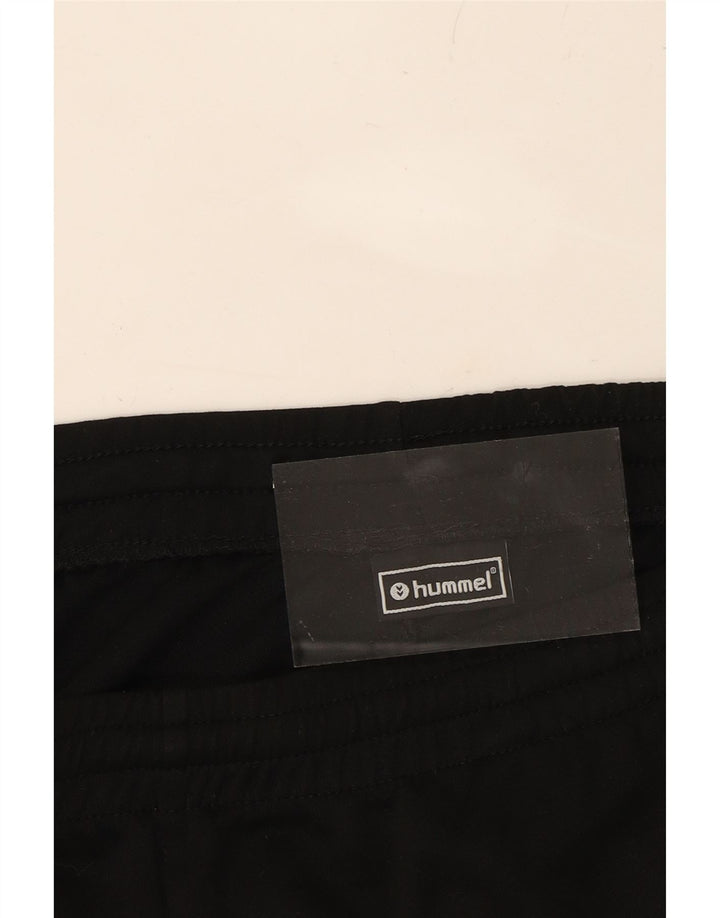 HUMMEL Mens Tracksuit Trousers Medium  Black Polyester Vintage Hummel and Second-Hand Hummel from Messina Hembry 