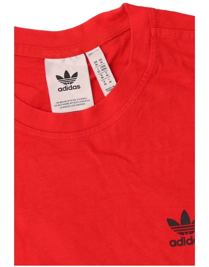 Maglietta grafica da uomo Adidas Top rossa media