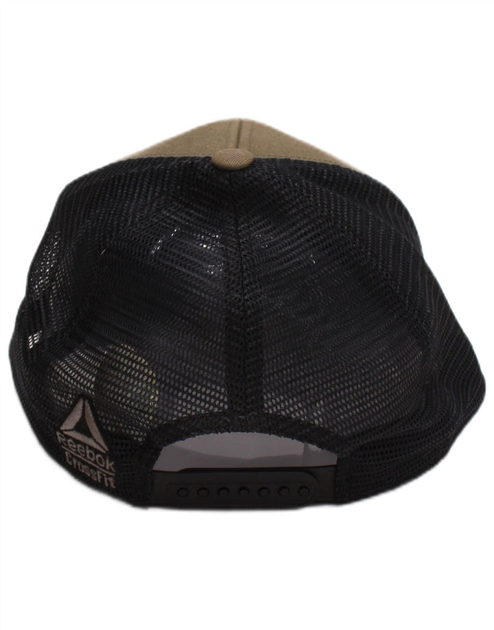 Reebok Mens Graphic Trucker Cap One Size Khaki Colourblock Cotton