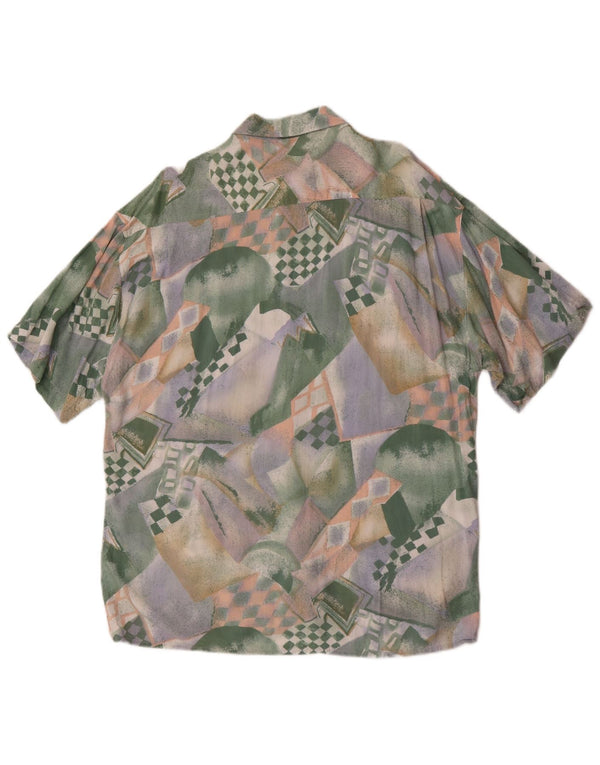 Vintage Mens Abstract Pattern Shirt Size 41/42 Large Multicoloured
