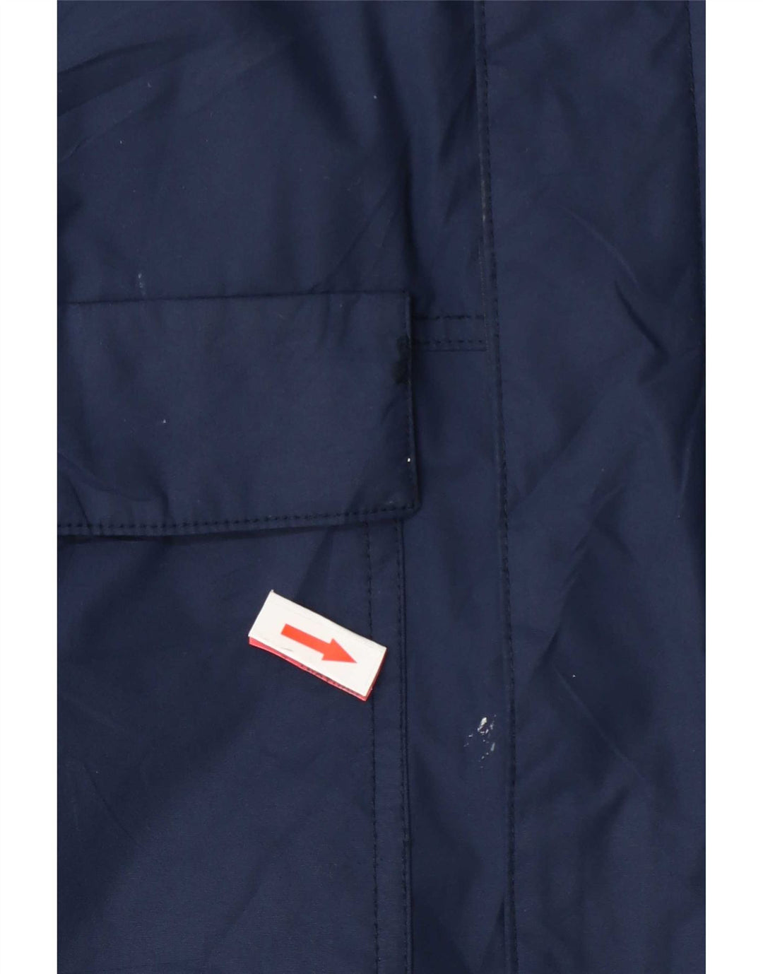 Columbia Regnjakke med hætte til mænd UK 38 Medium Navy Blue Nylon
