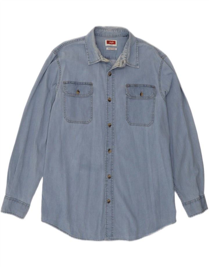 Wrangler muška traper majica Large Blue