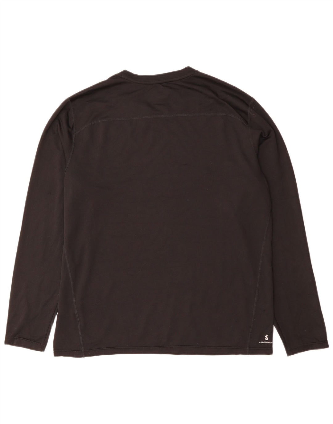 New Balance Mens Boston Graphic Top Long Sleeve Large Black
