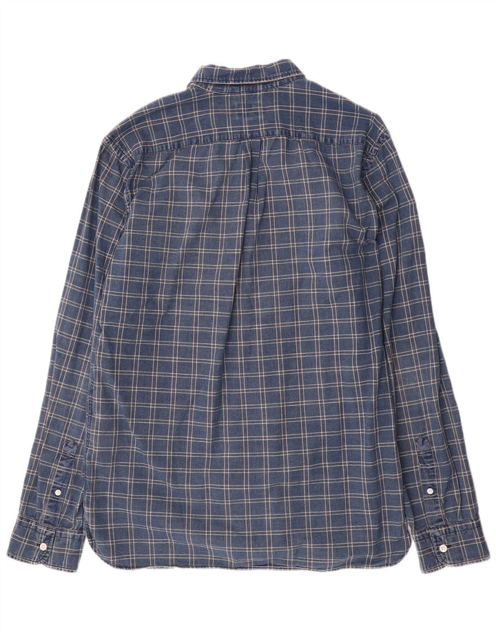 Camisa Levi's para hombre de algodón a cuadros azul marino grande