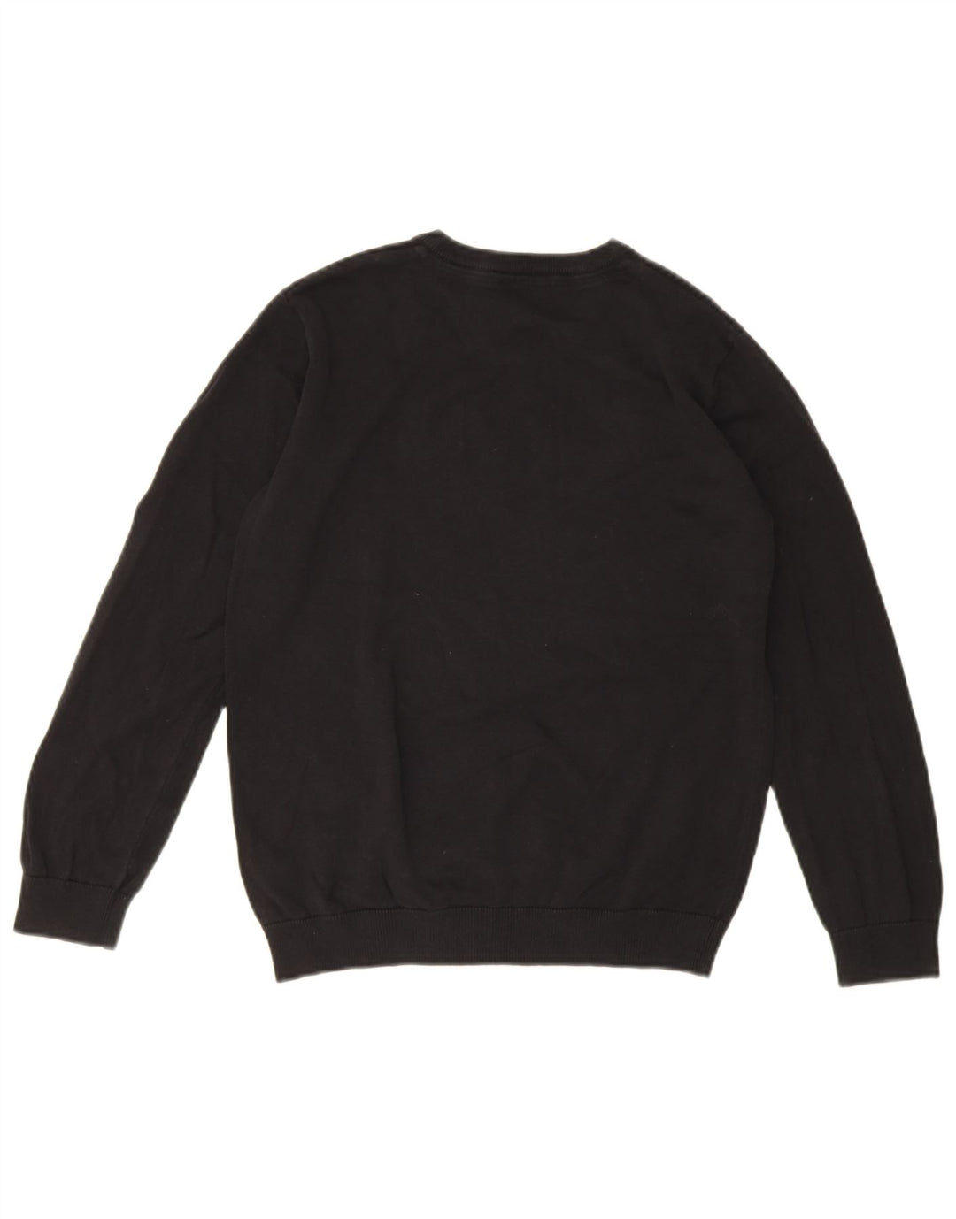Marks & Spencer Boys V-Neck Jumper Sweater 13-14 Years Black Cotton