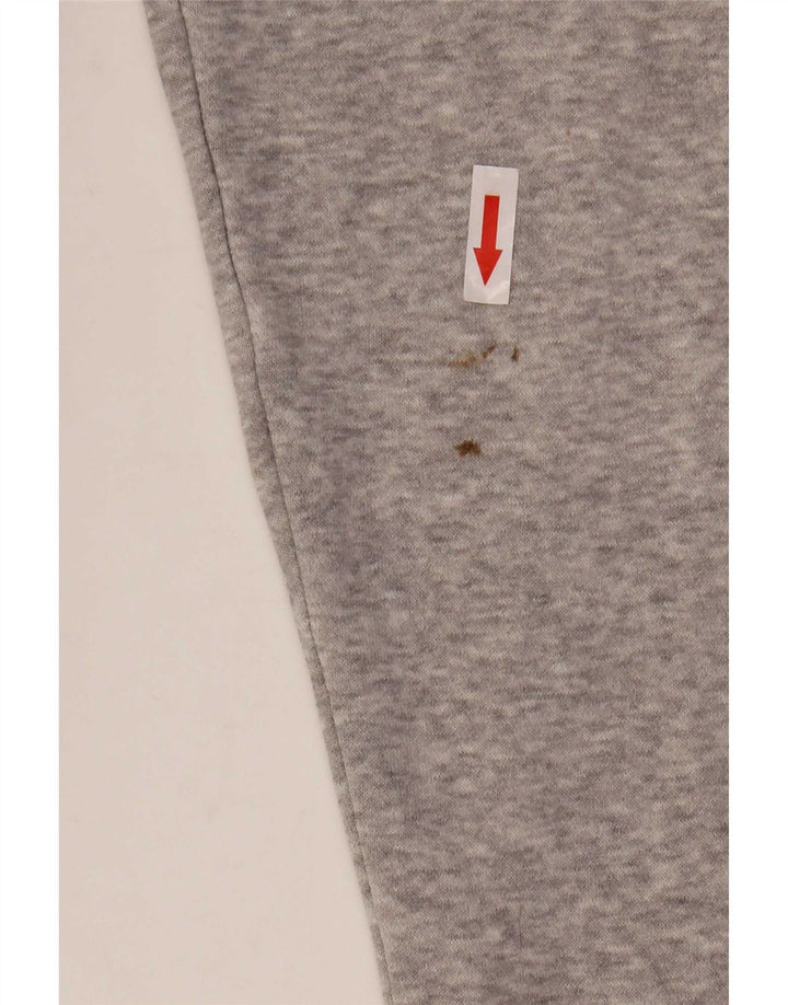 Adidas Mens Tracksuit Top Jacket XL Grey Flecked Cotton