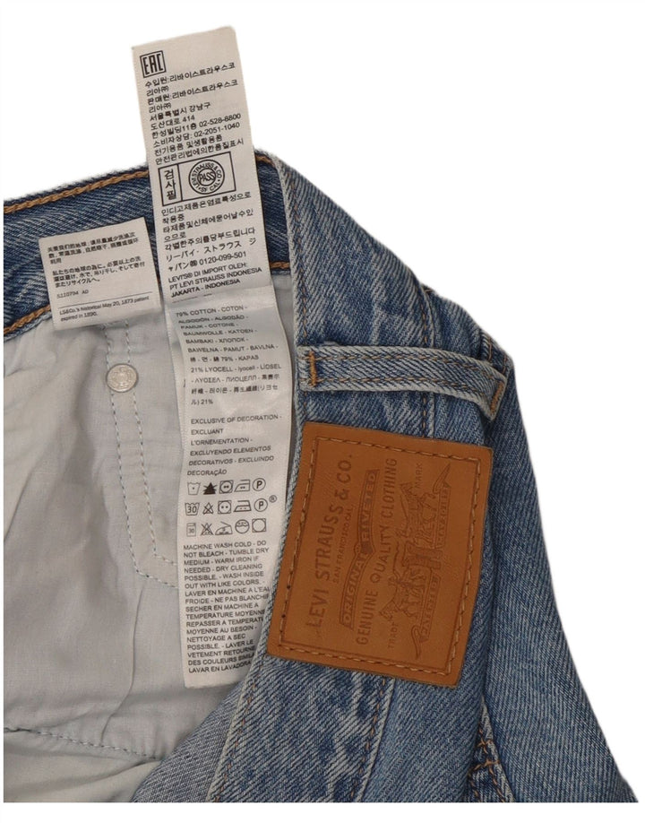 Levi's Womens Wide Leg Jeans W28 L32 Blue Cotton