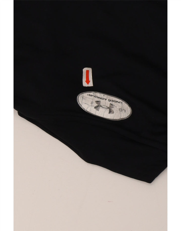 Męska koszulka Cold Gear z długim rękawem UNDER ARMOUR, duży, czarny poliester
