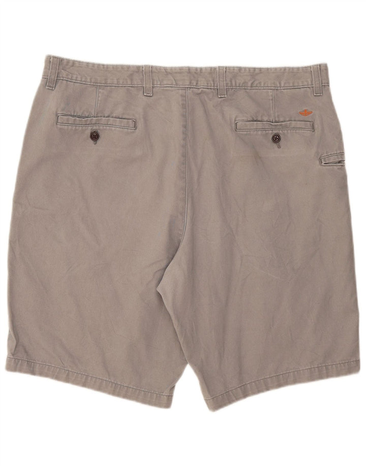 DOCKERS Pantalones cortos cargo para hombre W40 XL Algodón gris