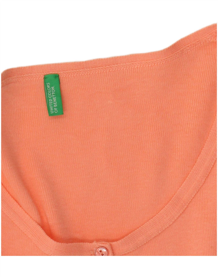 BENETTON Womens Cardigan Sweater UK 10 Small Pink
