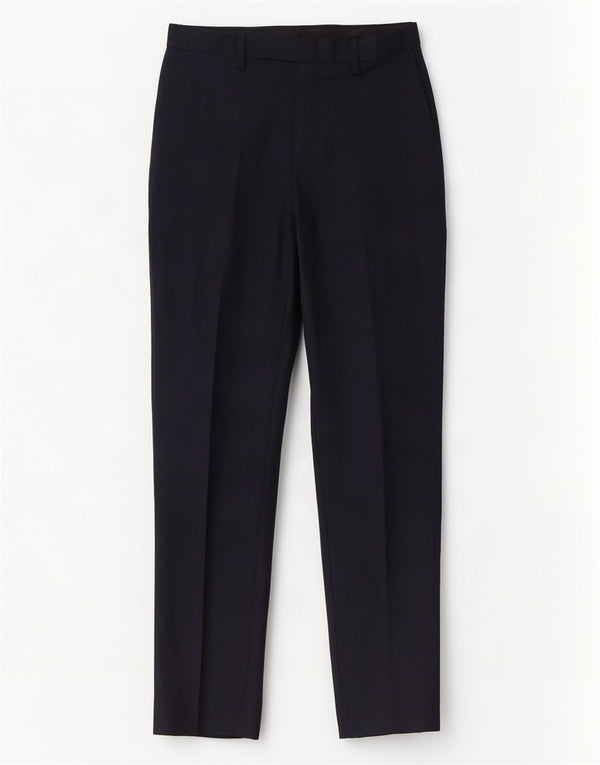 Męskie spodnie casual Marks & Spencer Slim Fit W30 L31 Granatowy poliester