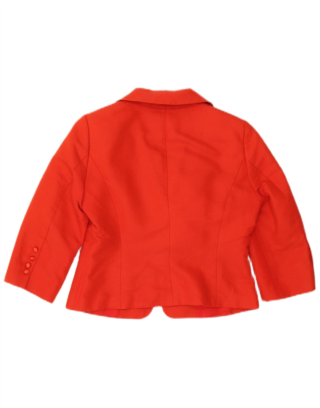 FENN WRIGHT MANSON Womens 3/4 Sleeve Bolero Jacket UK 8 Small Red Cotton