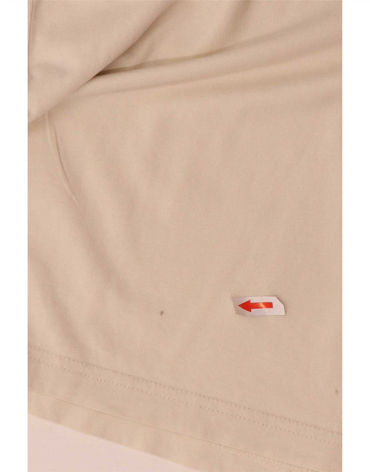 Champion Mens Graphic T-Shirt Top Large White Cotton