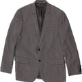 JAEGER Mens 2 Button Blazer Jacket UK 42 XL Grey Houndstooth Wool Vintage Jaeger and Second-Hand Jaeger from Messina Hembry 