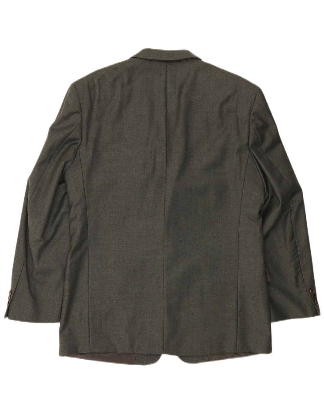 Hugo Boss Mens 2 Button Blazer Jacket EU 52 XL Grey Wool