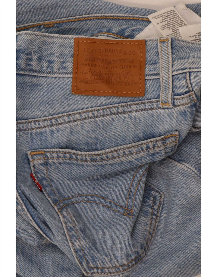 Levi's Womens Wedge Straight Jeans W24 L28 Blue Cotton