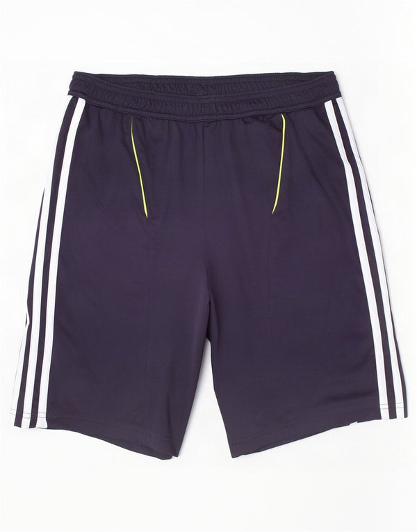 Adidas Boys Climacool Sport Shorts 13-14 Years Navy Blue Polyester