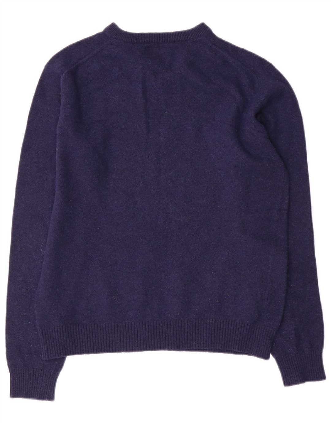Joules Maglione da uomo con scollo a V in lana media blu navy