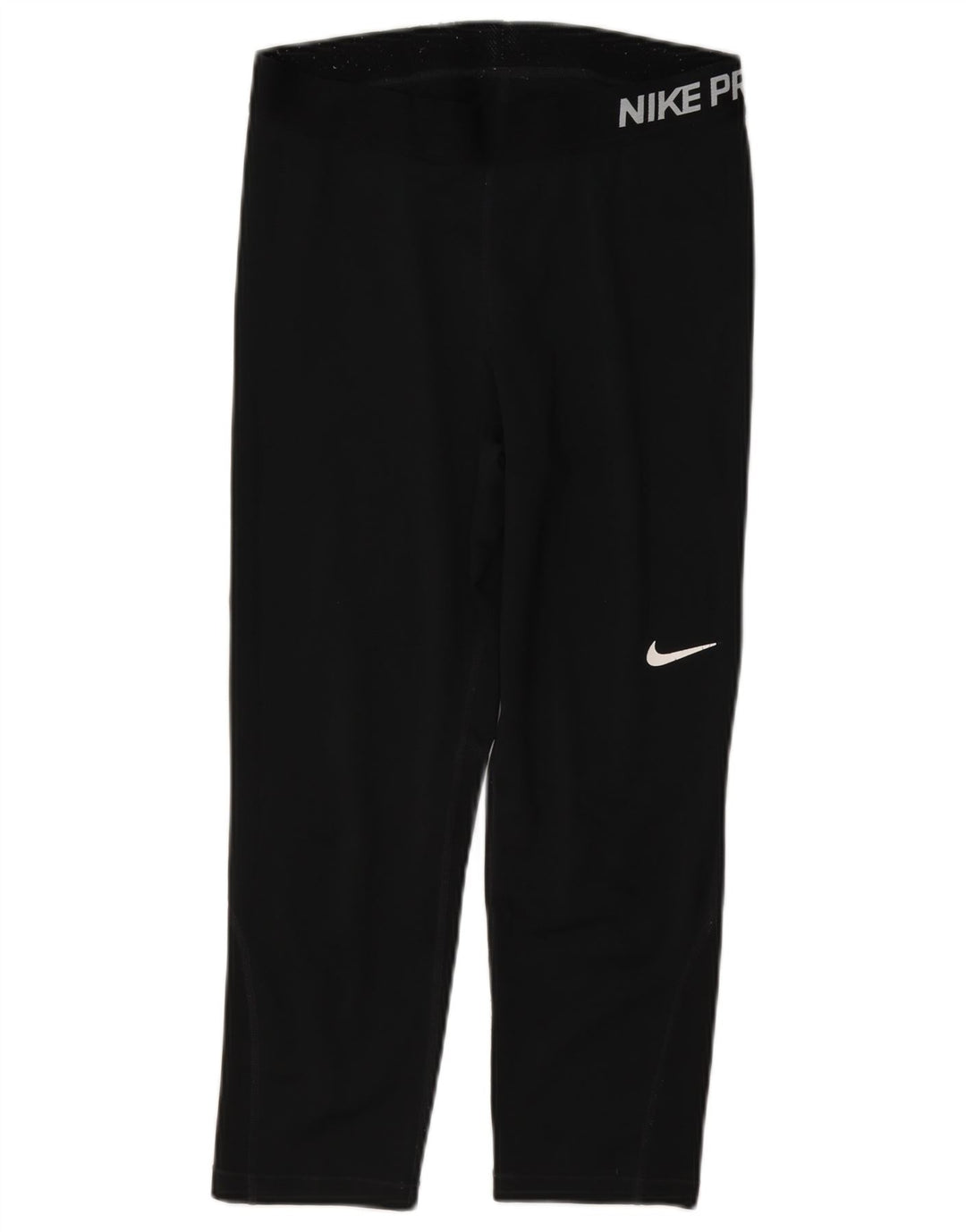 Nike Womens Dri Fit Graphic Capri Leggings UK 12 Medium Black