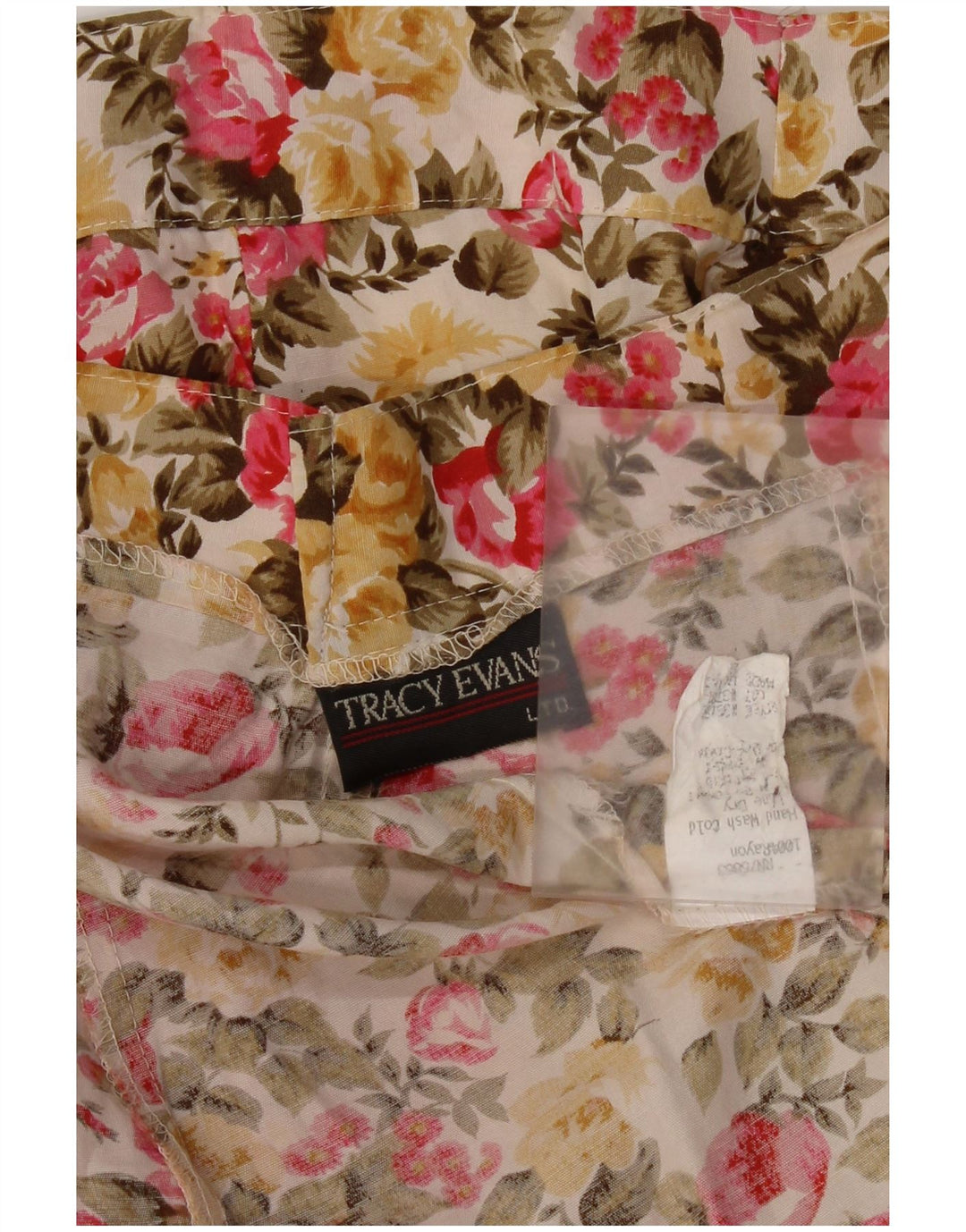 Gonna a trapezio da donna Tracy Evans W28 Rayon floreale multicolore medio