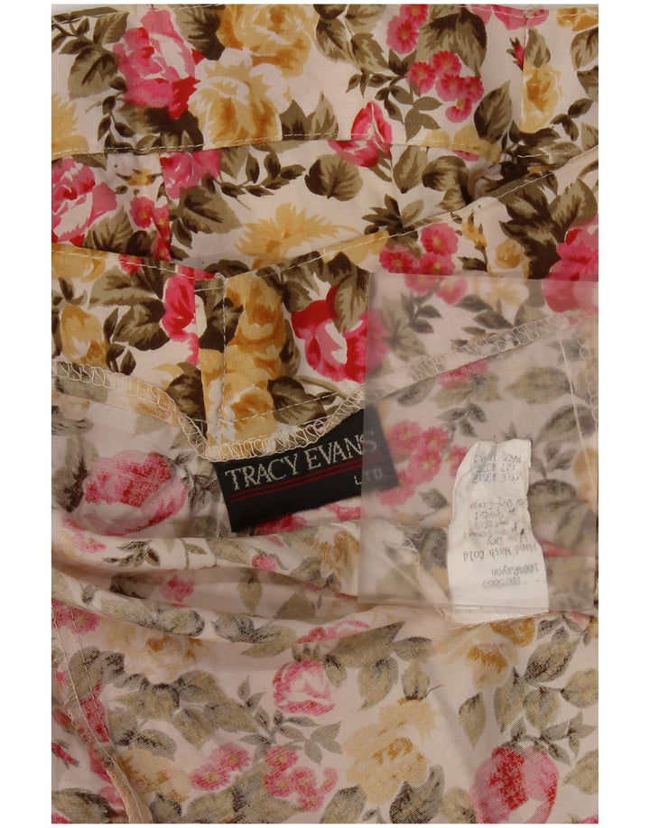 Gonna a trapezio da donna Tracy Evans W28 Rayon floreale multicolore medio