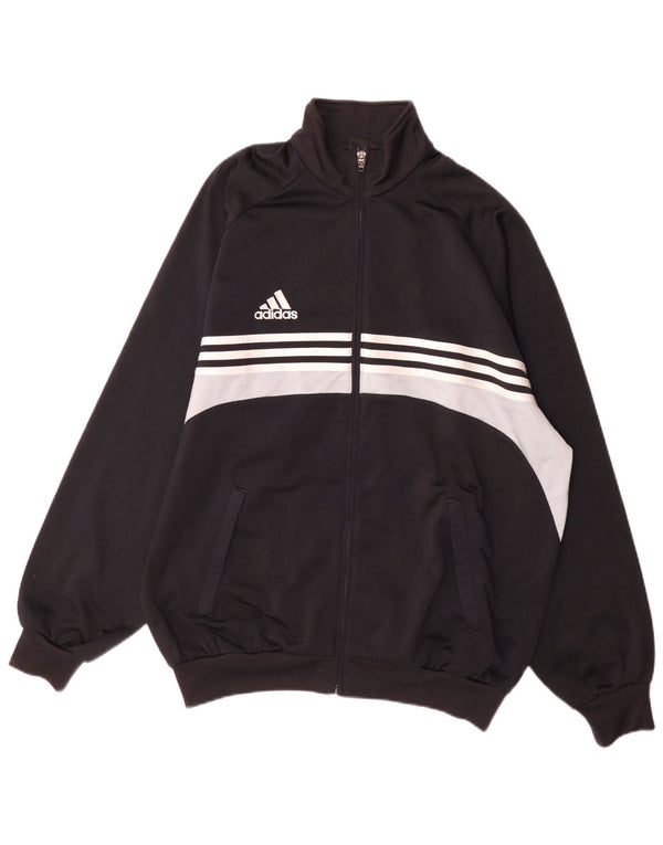 Ανδρική φόρμα Adidas Top Jacket UK 42/44 Large Black Colourblock Polyester