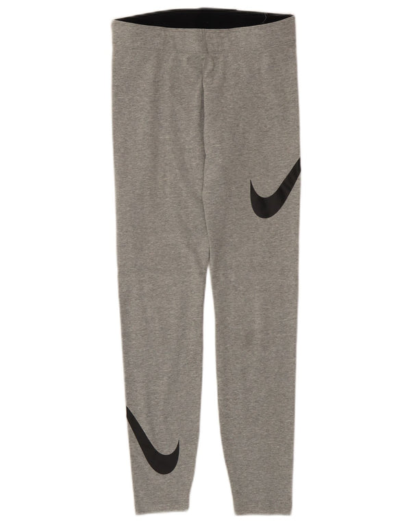 Leggings grafici Nike da donna UK 8 piccoli grigi