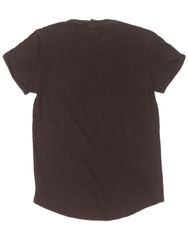G-Star Hombre Camiseta Top Medium Negro Algodón