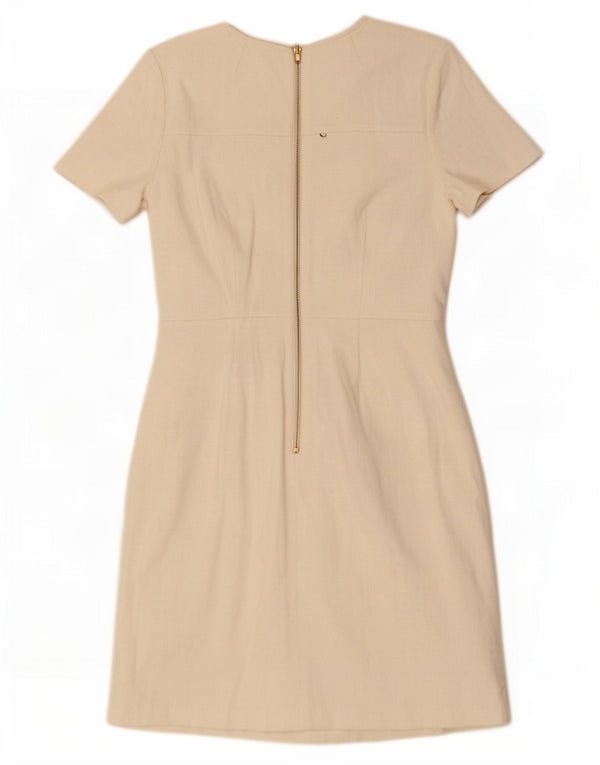 Abito tubino da donna Boden UK 12 cotone bianco sporco medio
