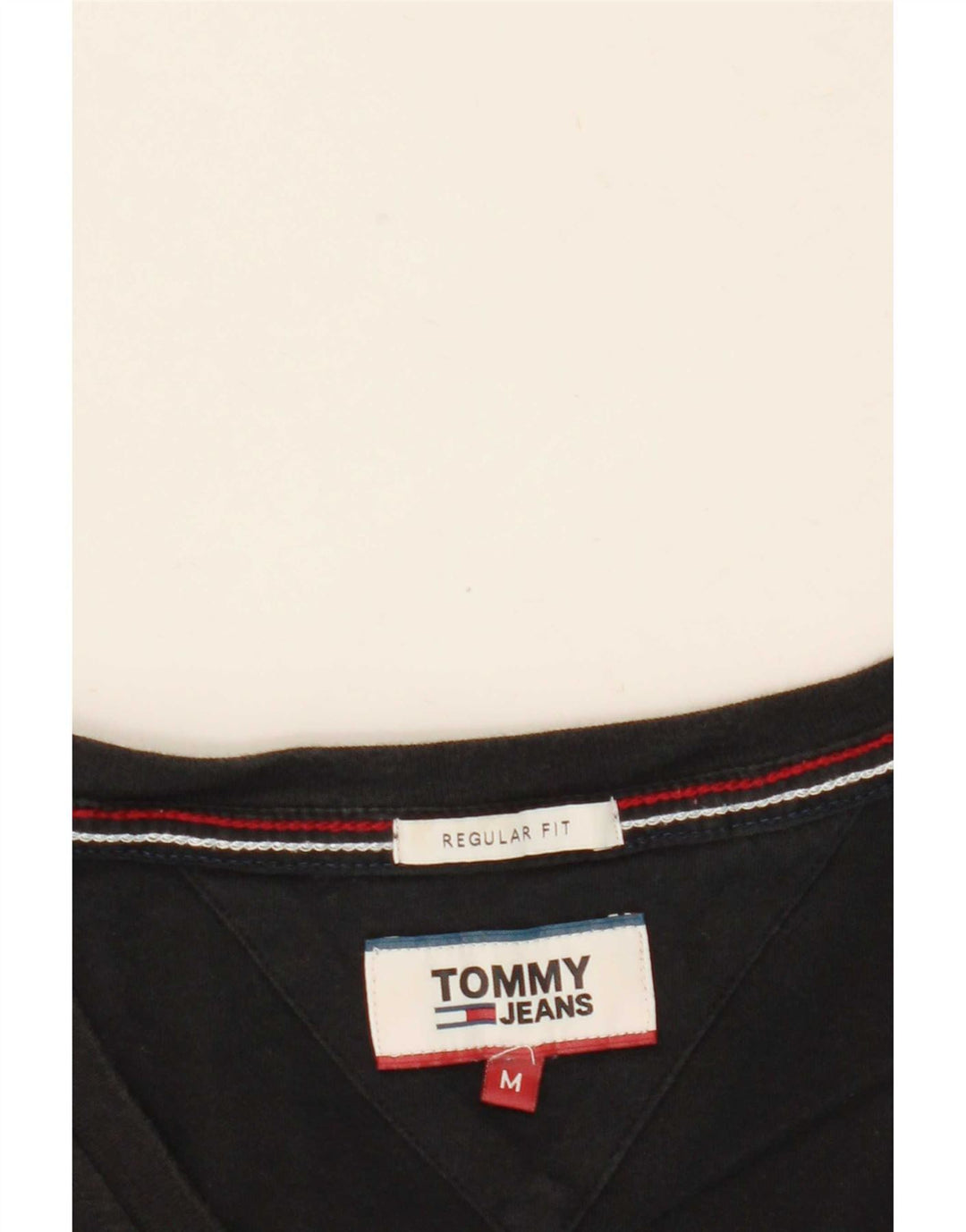 Tommy Hilfiger Herre Regular Fit T-Shirt Top Medium Sort