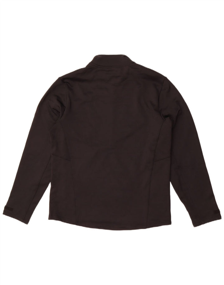Lyle & Scott - Chándal para hombre con cremallera y cuello gráfico, talla grande, color negro