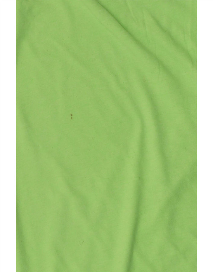 Benetton Womens Graphic T-Shirt Top UK 12 Mittelgrün