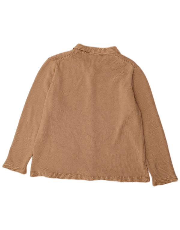 Marks & Spencer Damen Strickjacke Pullover UK 20 2XL Beige Acryl