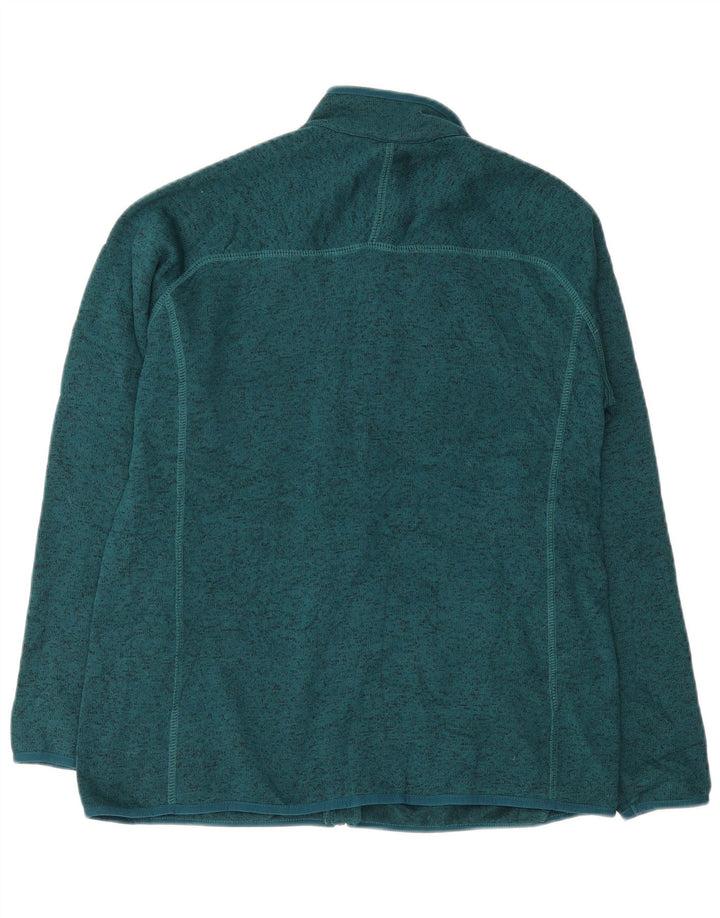 EDDIE BAUER Womens Tracksuit Top Jacket UK 18 XL Green Polyester