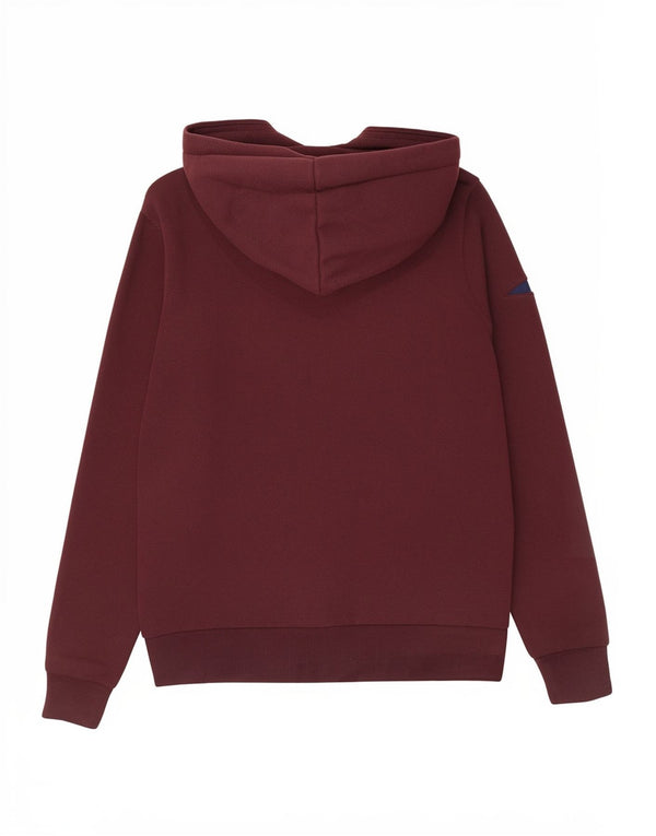 Superdry Γυναικείο Γραφικό Φούτερ UK 10 Μικρό Βαμβακερό μπορντό