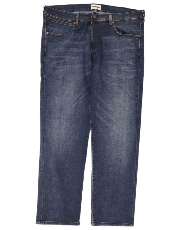 Мужские прямые джинсы Wrangler Arizona W40 L30, синий хлопок