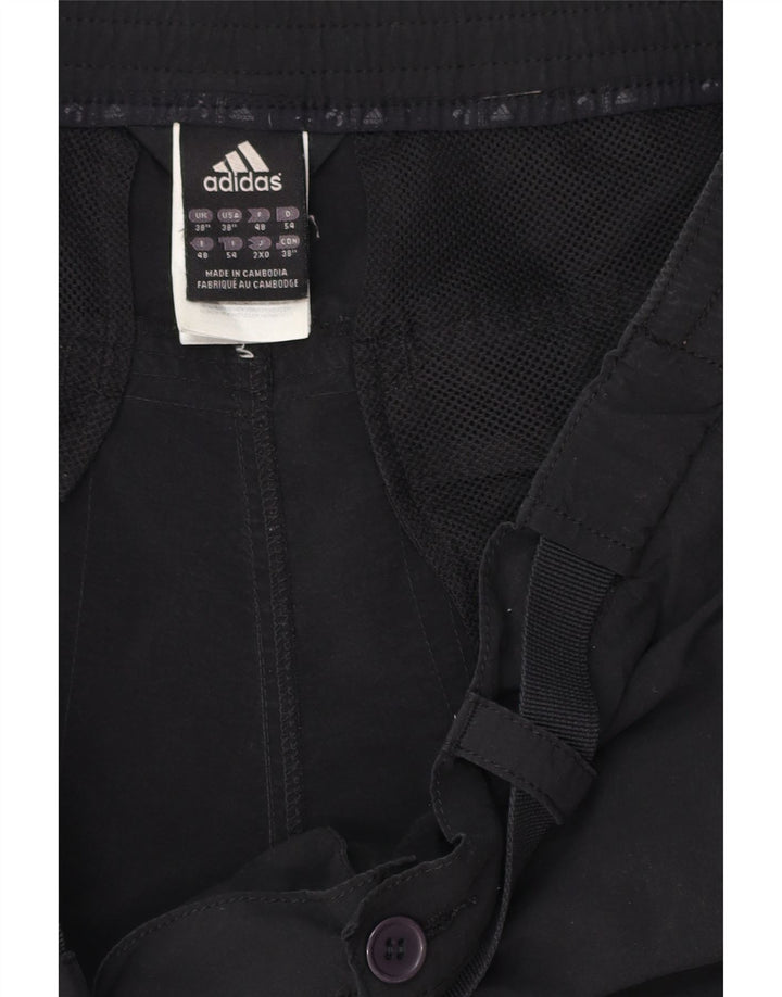 Adidas Herren Climalite Chino Shorts W38 XL Schwarz Polyester