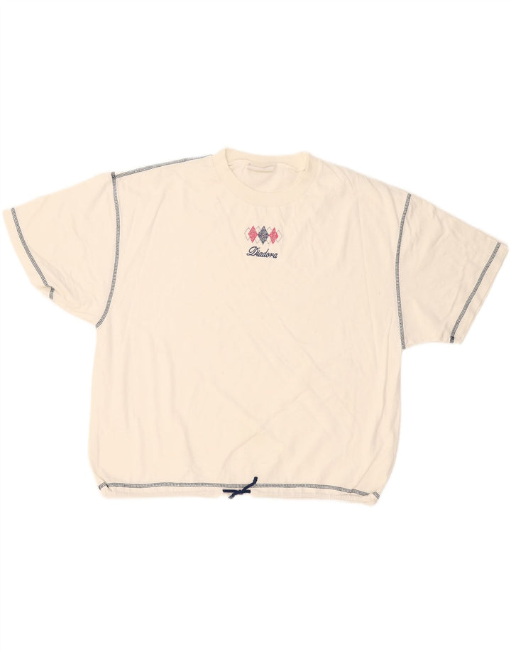 DIADORA Womens T-Shirt Top UK 16 Large White